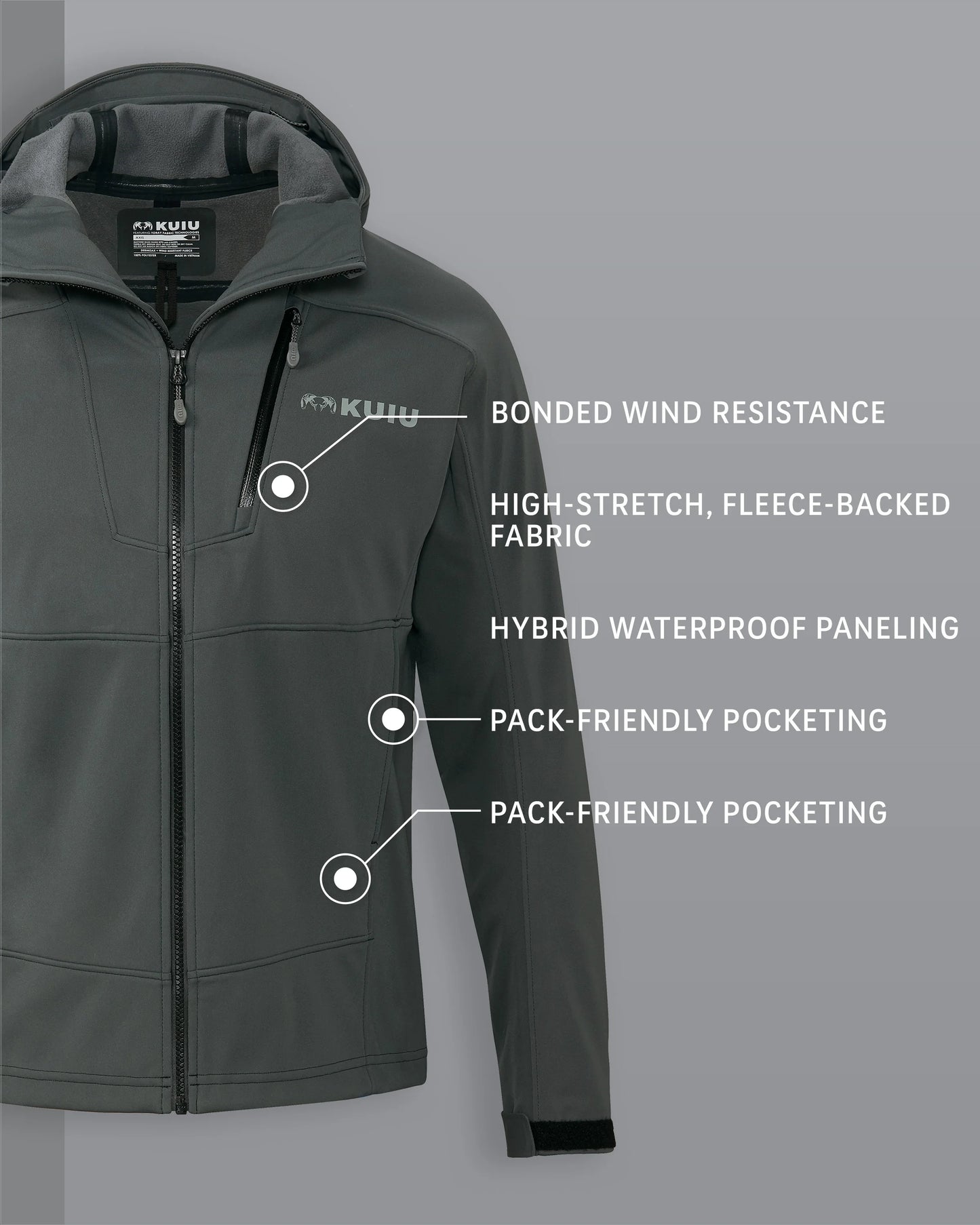 Axis Hybrid Hooded Jacket