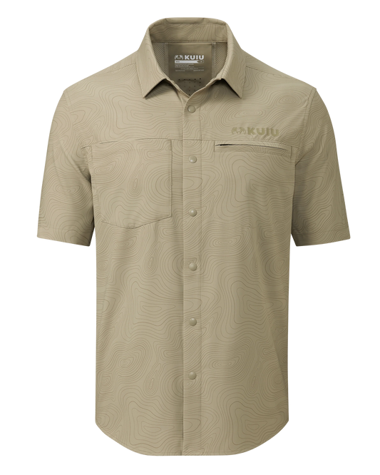 Mesa Vented SS Snap Shirt Topo