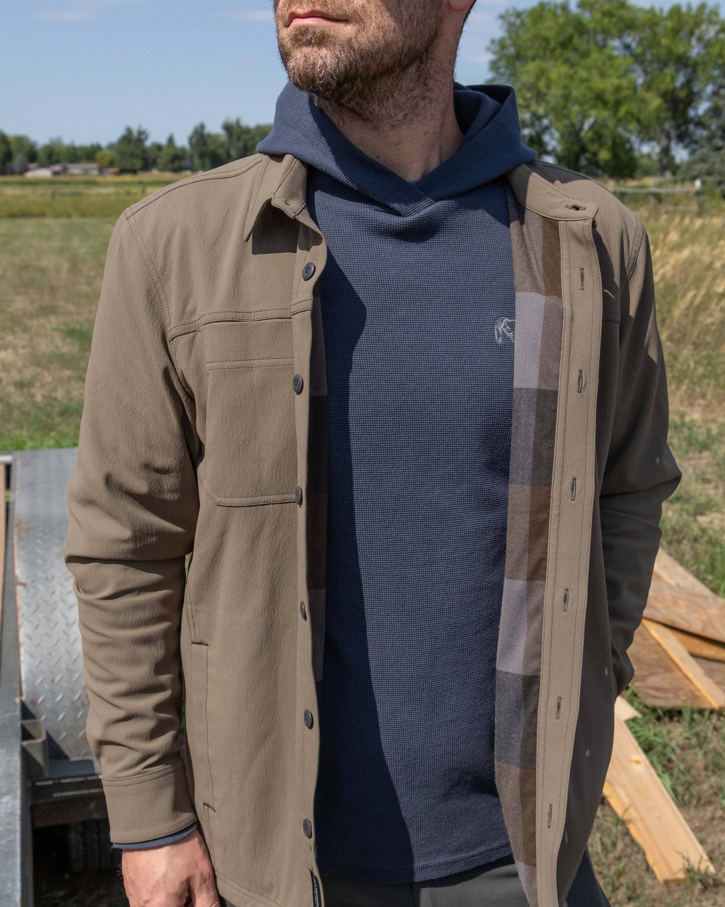 Motive Flannel Lined Shirt Jacket