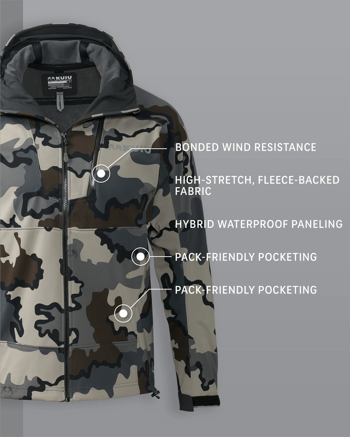 Axis Hybrid Hooded Jacket