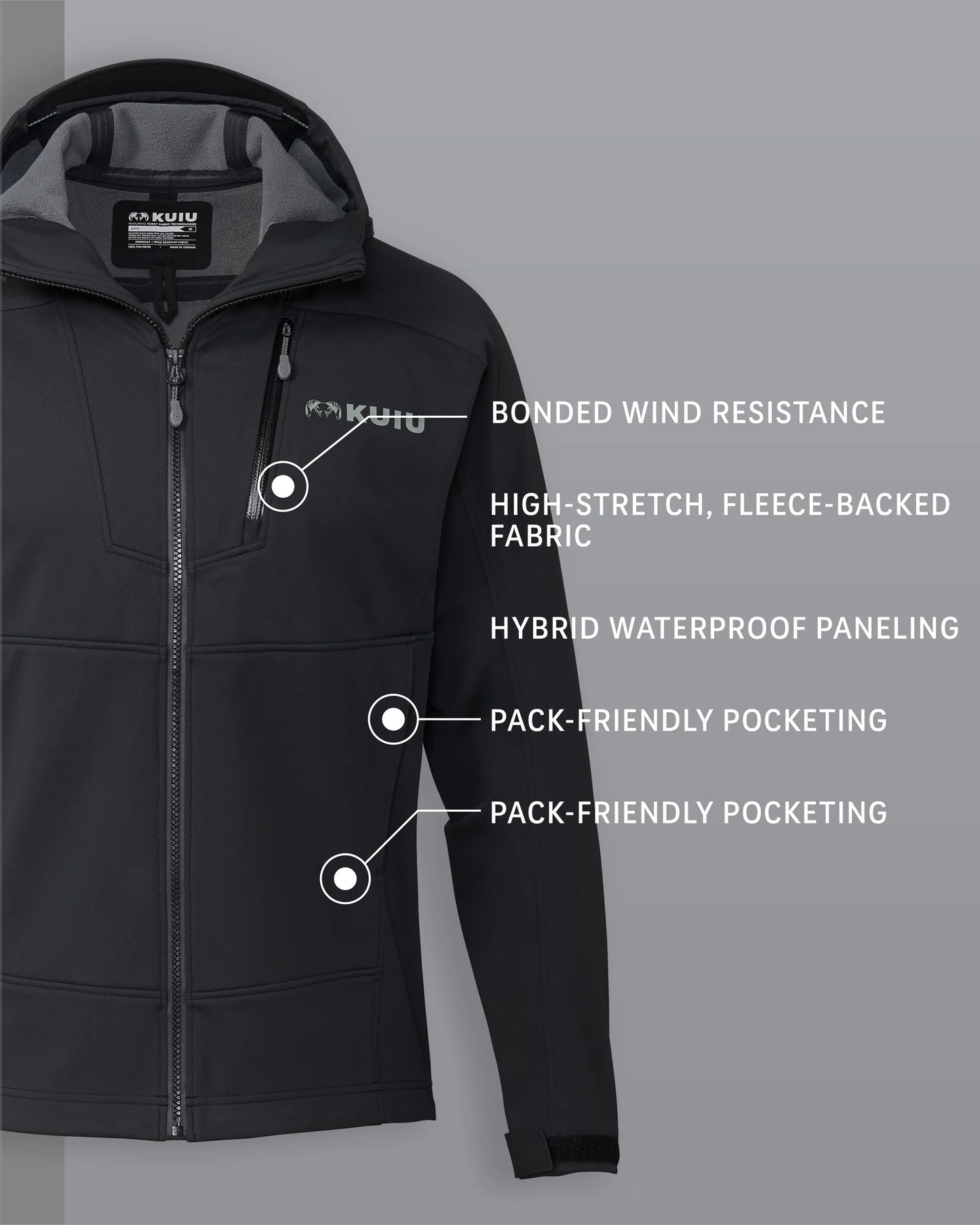 Axis Hybrid Hooded Jacket