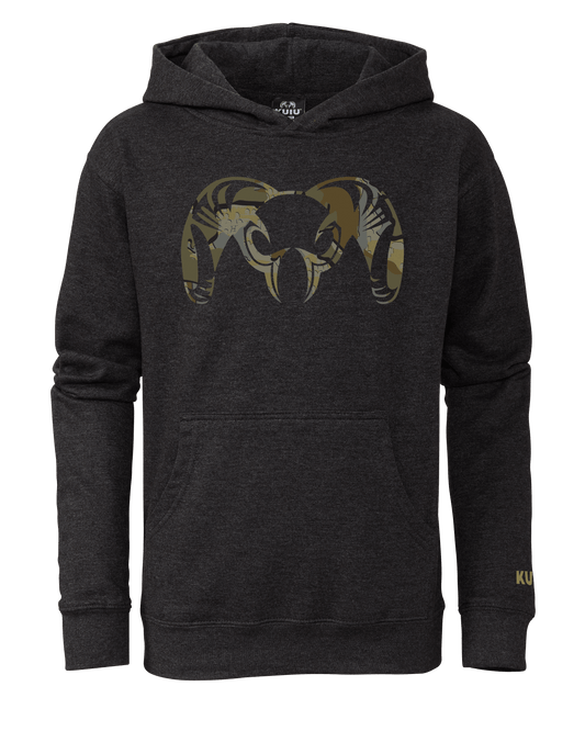 Youth Camo Big Ram Hoodie