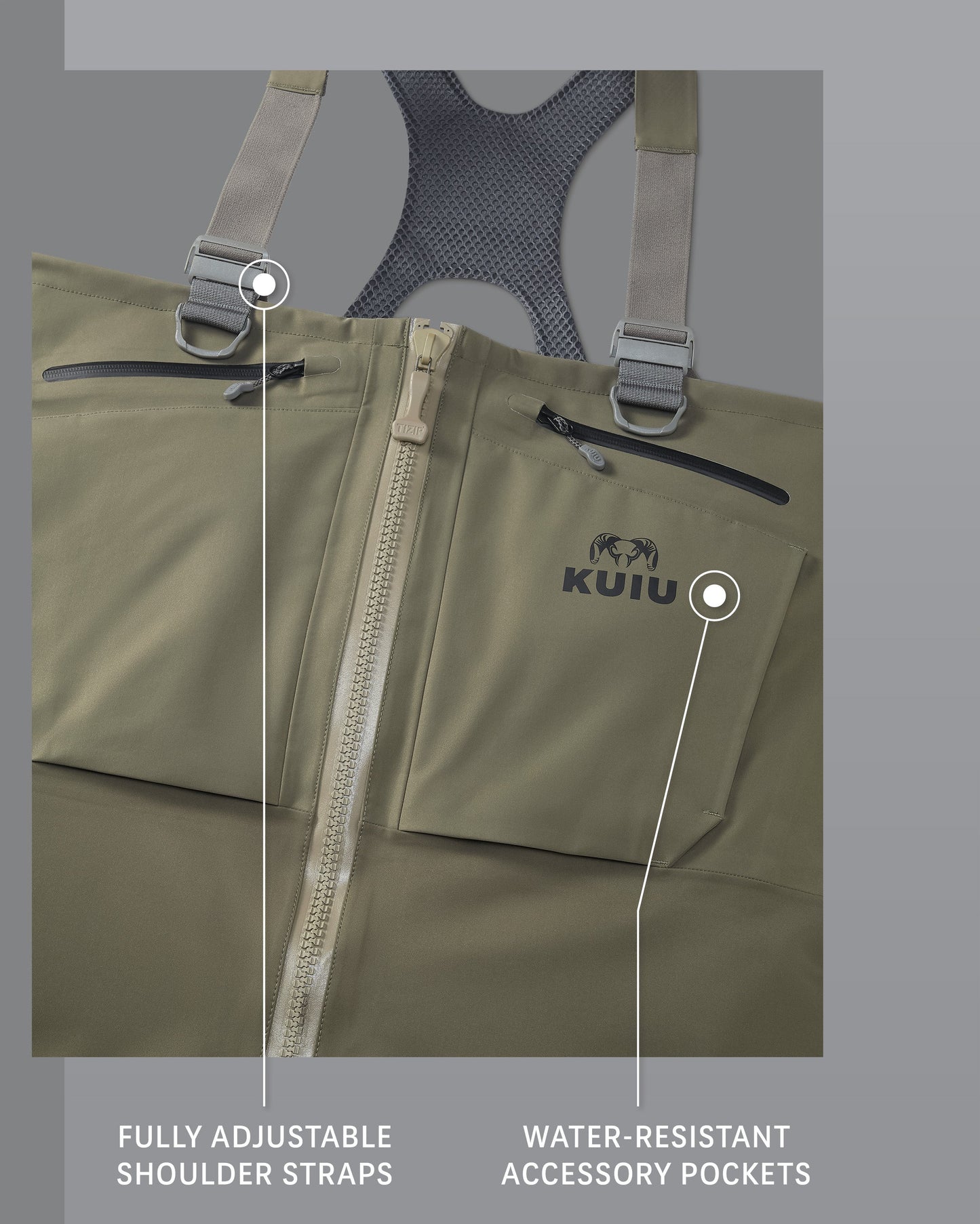 KUIU PRO HD Flex Zip Wader